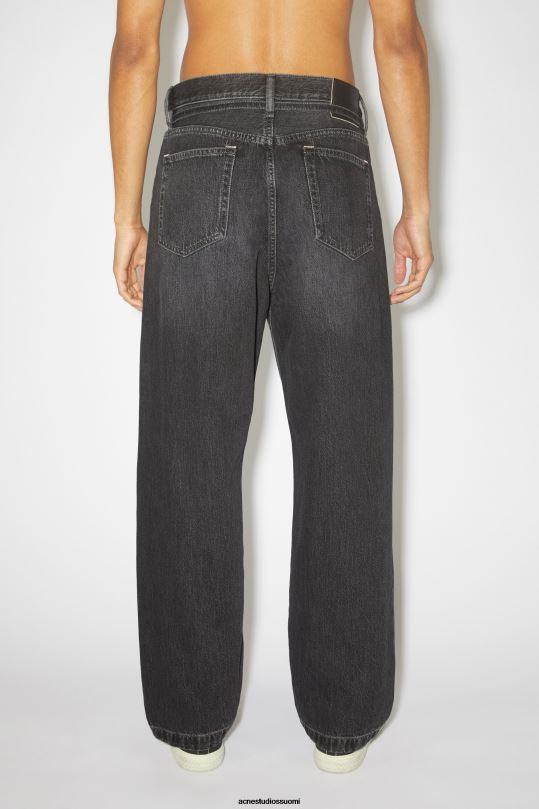 Acne Studios vaatteet musta 0VF2B1149 löysät farkut - 1991 toj unisex