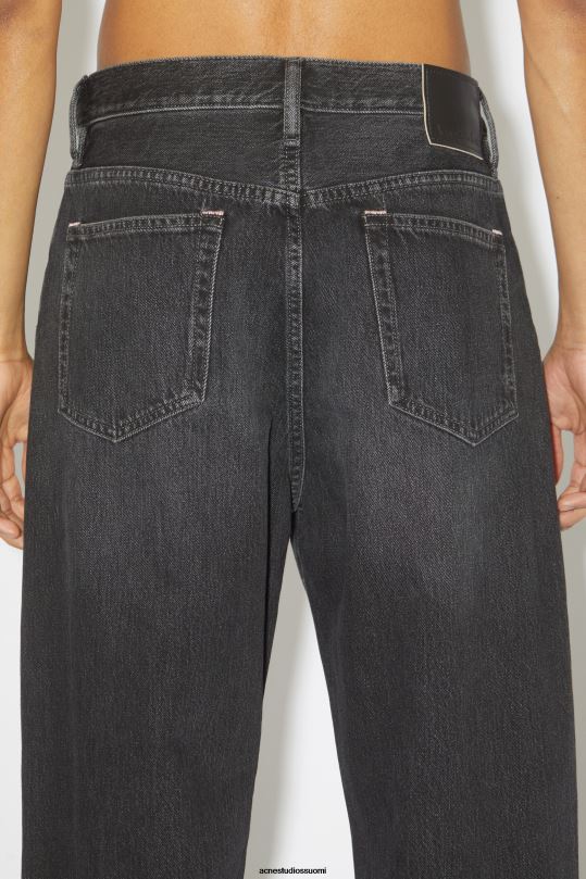Acne Studios vaatteet musta 0VF2B1149 löysät farkut - 1991 toj unisex