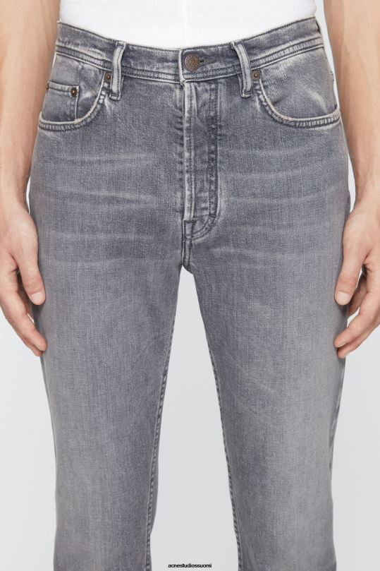 Acne Studios vaatteet musta 0VF2B1154 slim fit farkut - river