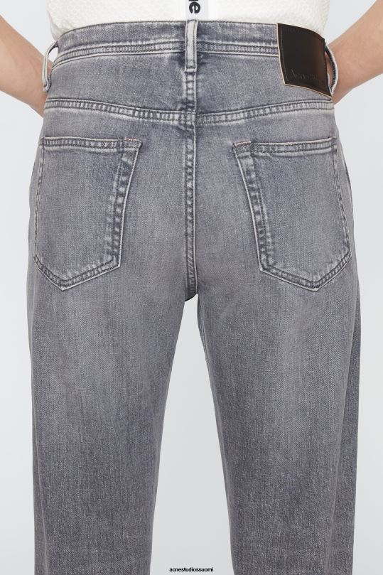 Acne Studios vaatteet musta 0VF2B1154 slim fit farkut - river