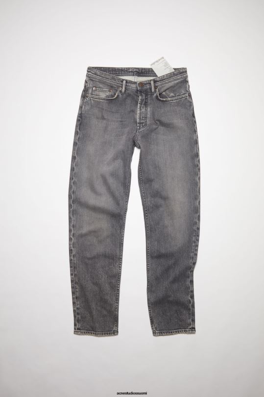 Acne Studios vaatteet musta 0VF2B1154 slim fit farkut - river
