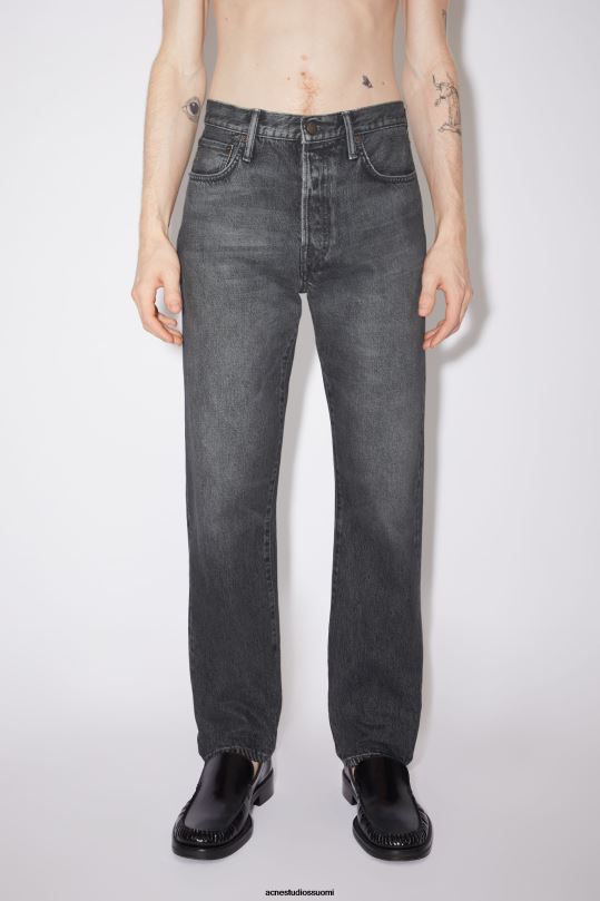 Acne Studios vaatteet musta 0VF2B1166 tavalliset farkut -1996