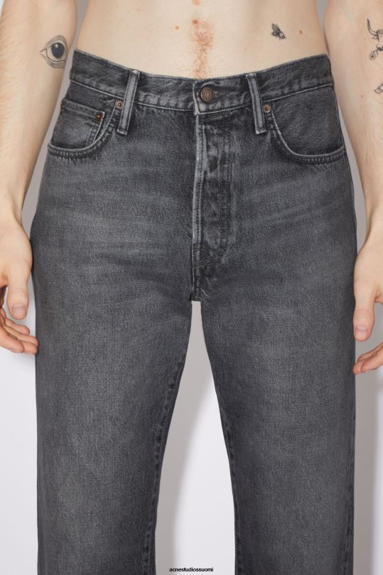 Acne Studios vaatteet musta 0VF2B1166 tavalliset farkut -1996