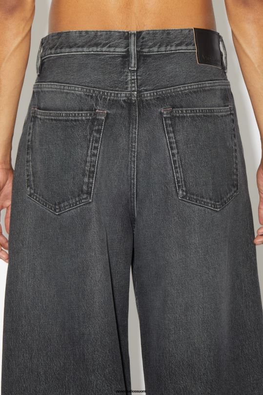 Acne Studios vaatteet musta 0VF2B1207 löysät farkut - 1989