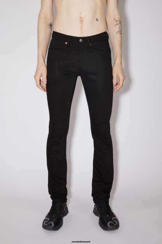 Acne Studios vaatteet musta 0VF2B1208 slim fit farkut - max