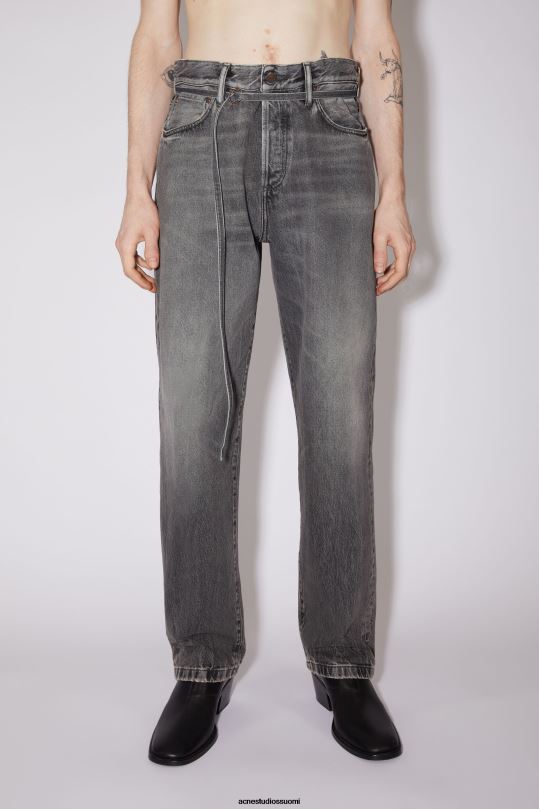 Acne Studios vaatteet musta 0VF2B1209 löysät farkut - 1991 toj unisex