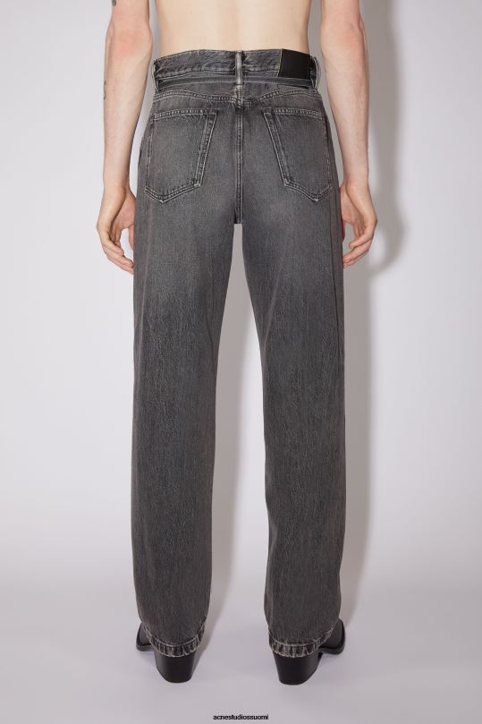 Acne Studios vaatteet musta 0VF2B1209 löysät farkut - 1991 toj unisex