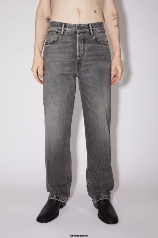 Acne Studios vaatteet musta 0VF2B1209 löysät farkut - 1991 toj unisex
