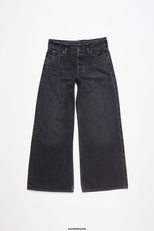 Acne Studios vaatteet musta 0VF2B218 tavalliset farkut - 2004