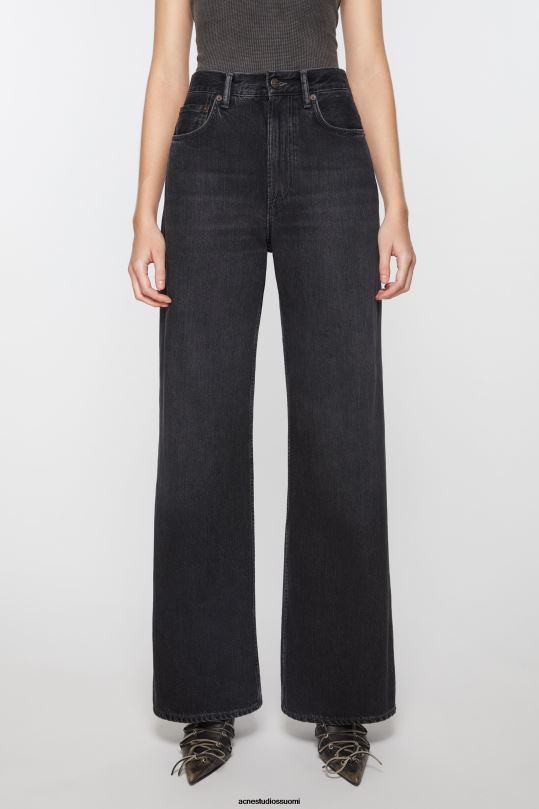 Acne Studios vaatteet musta 0VF2B227 rennon mallin farkut - 2022f