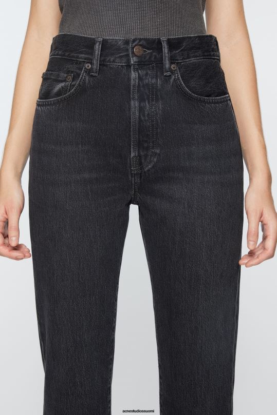 Acne Studios vaatteet musta 0VF2B228 tavalliset farkut - mece