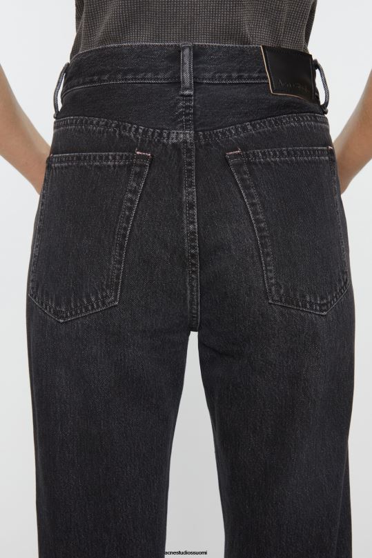 Acne Studios vaatteet musta 0VF2B228 tavalliset farkut - mece