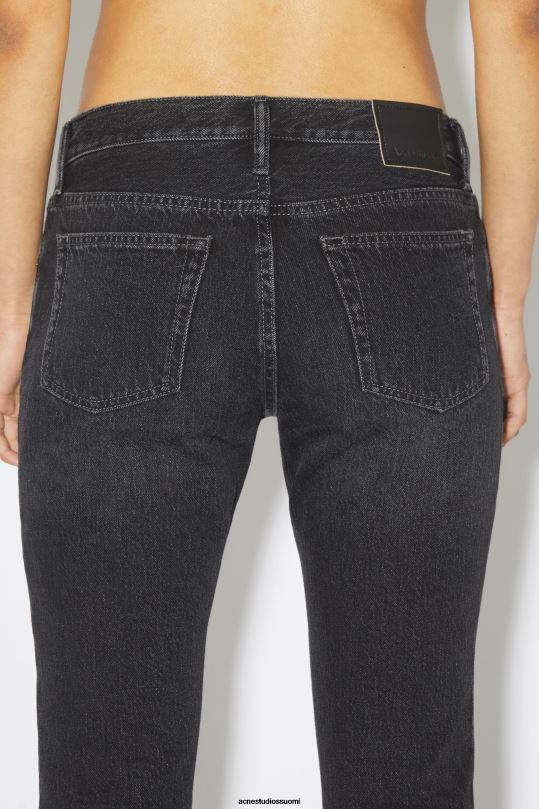 Acne Studios vaatteet musta 0VF2B237 slim fit farkut - 2005