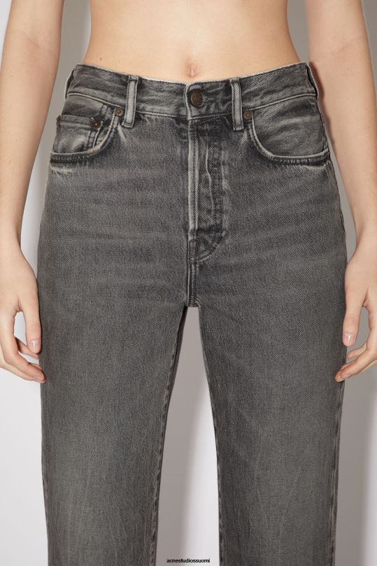Acne Studios vaatteet musta 0VF2B238 tavalliset farkut - mece