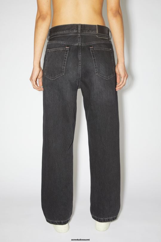 Acne Studios vaatteet musta 0VF2B400 löysät farkut - 1991 toj unisex