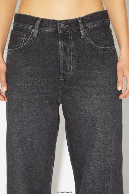 Acne Studios vaatteet musta 0VF2B400 löysät farkut - 1991 toj unisex