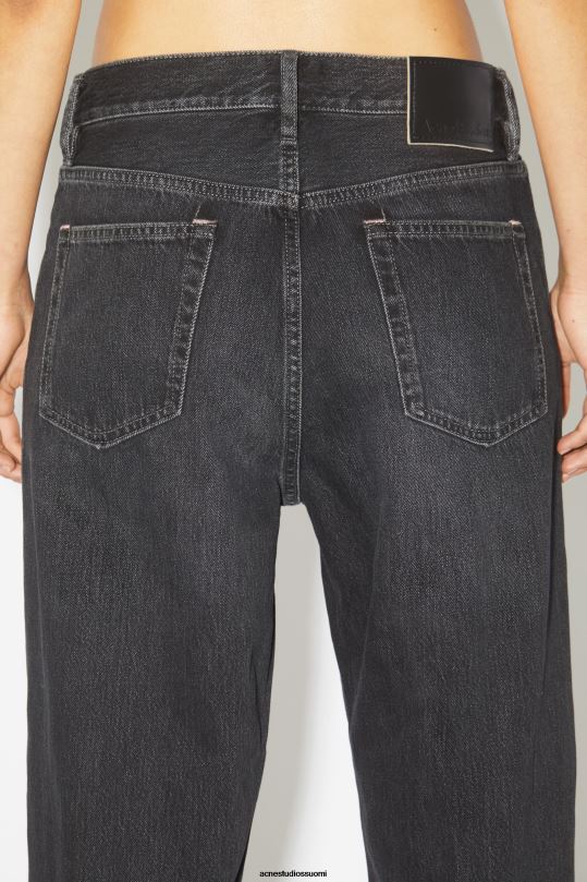 Acne Studios vaatteet musta 0VF2B400 löysät farkut - 1991 toj unisex