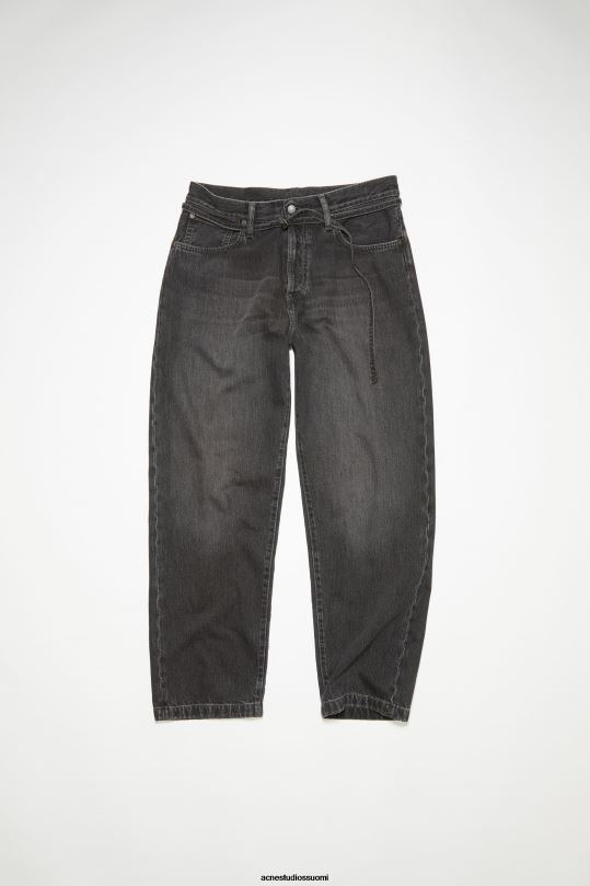 Acne Studios vaatteet musta 0VF2B400 löysät farkut - 1991 toj unisex
