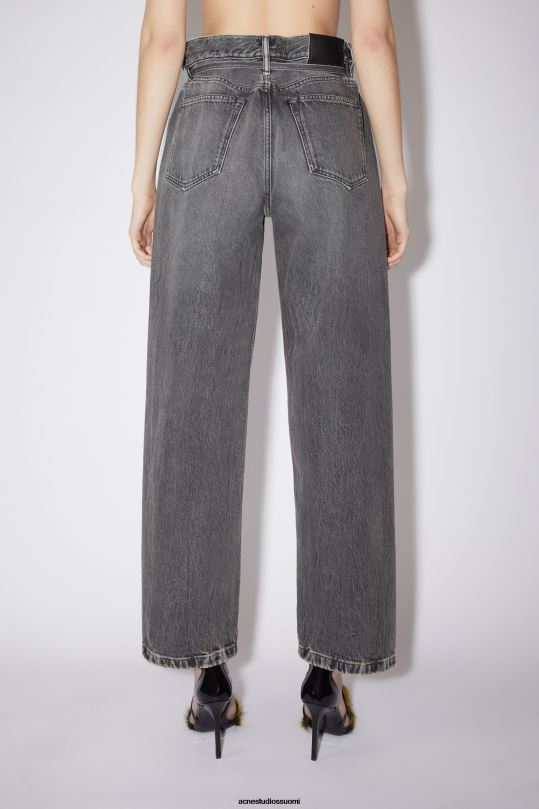 Acne Studios vaatteet musta 0VF2B439 löysät farkut - 1991 toj unisex