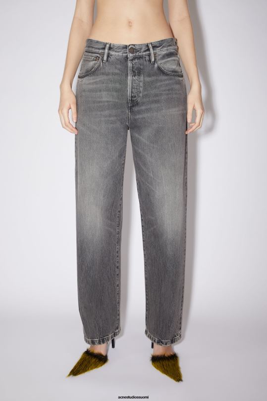 Acne Studios vaatteet musta 0VF2B439 löysät farkut - 1991 toj unisex