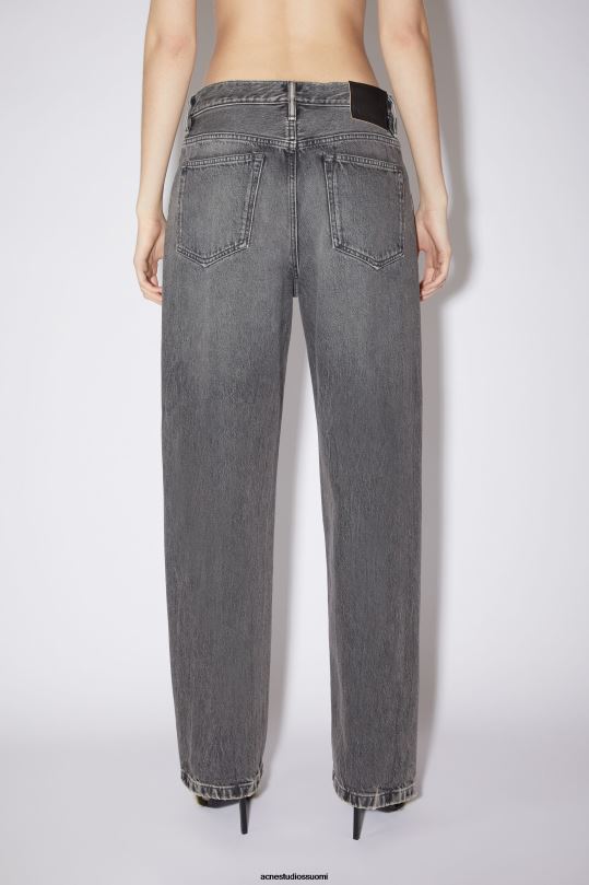 Acne Studios vaatteet musta 0VF2B439 löysät farkut - 1991 toj unisex