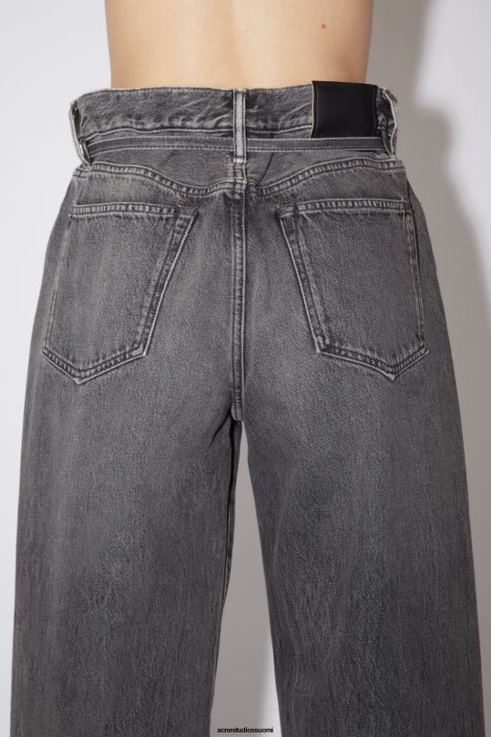 Acne Studios vaatteet musta 0VF2B439 löysät farkut - 1991 toj unisex