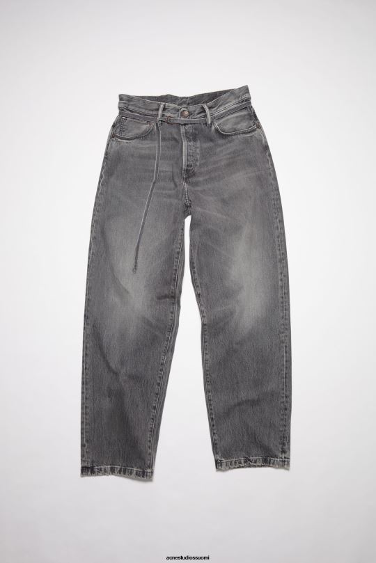 Acne Studios vaatteet musta 0VF2B439 löysät farkut - 1991 toj unisex
