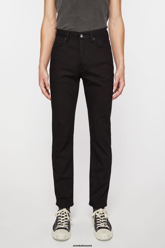 Acne Studios vaatteet pysy mustana 0VF2B1162 slim fit farkut - river