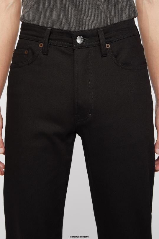 Acne Studios vaatteet pysy mustana 0VF2B1162 slim fit farkut - river