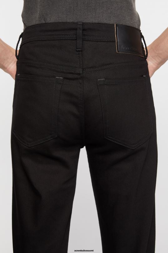 Acne Studios vaatteet pysy mustana 0VF2B1162 slim fit farkut - river