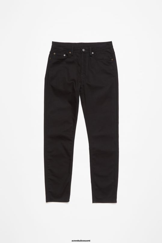Acne Studios vaatteet pysy mustana 0VF2B1162 slim fit farkut - river