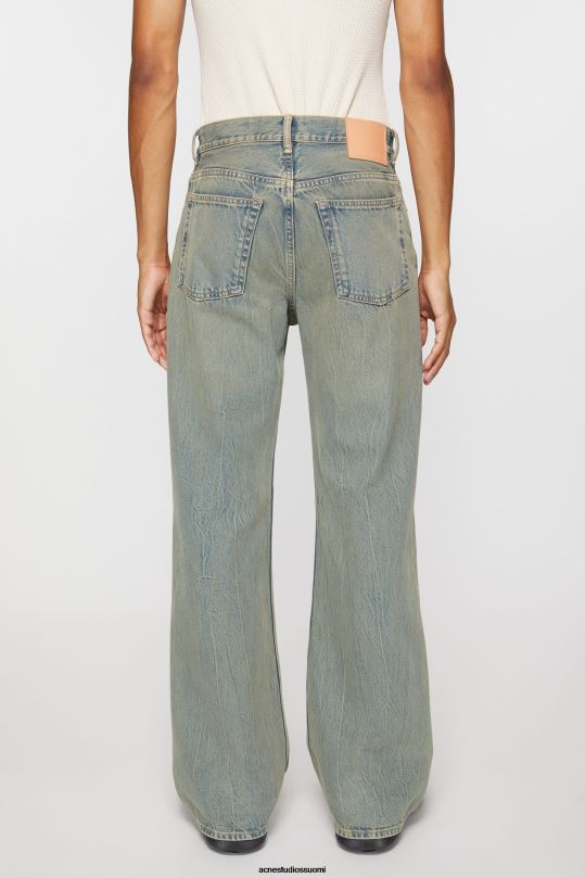 Acne Studios vaatteet sininen/beige 0VF2B1204 löysät farkut - 2021m