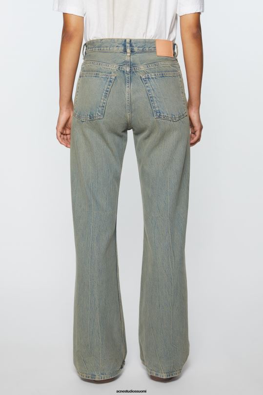 Acne Studios vaatteet sininen/beige 0VF2B223 löysät farkut - 2021f