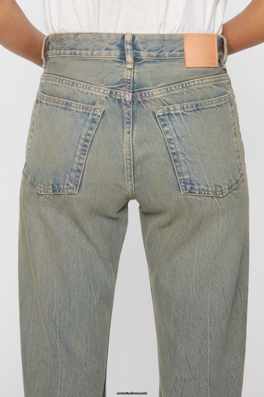 Acne Studios vaatteet sininen/beige 0VF2B223 löysät farkut - 2021f