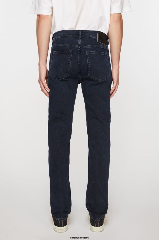 Acne Studios vaatteet sininen musta 0VF2B1202 skinny fit farkut - pohjois