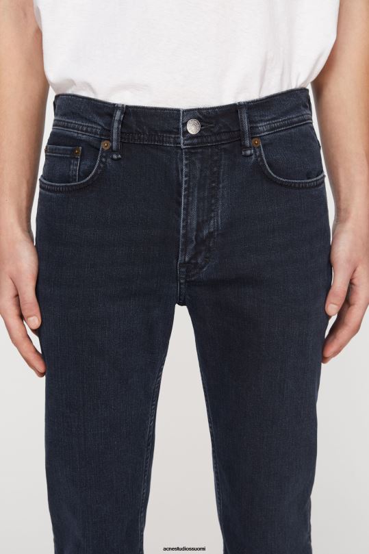 Acne Studios vaatteet sininen musta 0VF2B1202 skinny fit farkut - pohjois