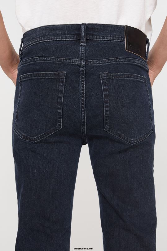 Acne Studios vaatteet sininen musta 0VF2B1202 skinny fit farkut - pohjois