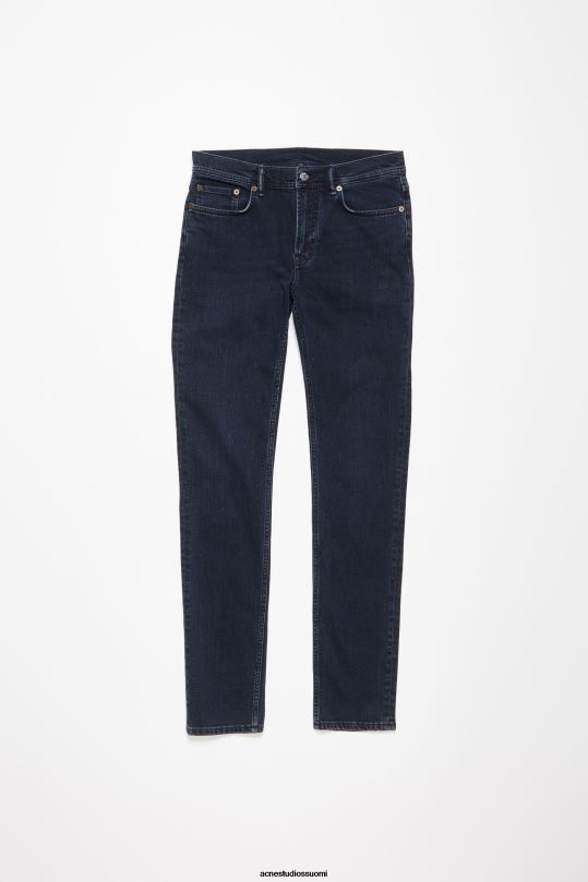 Acne Studios vaatteet sininen musta 0VF2B1202 skinny fit farkut - pohjois