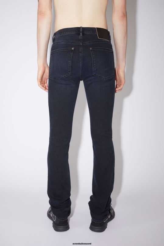 Acne Studios vaatteet sininen musta 0VF2B1211 slim fit farkut - max