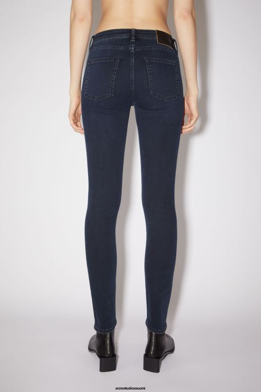 Acne Studios vaatteet sininen musta 0VF2B245 skinny fit farkut - kiivetä