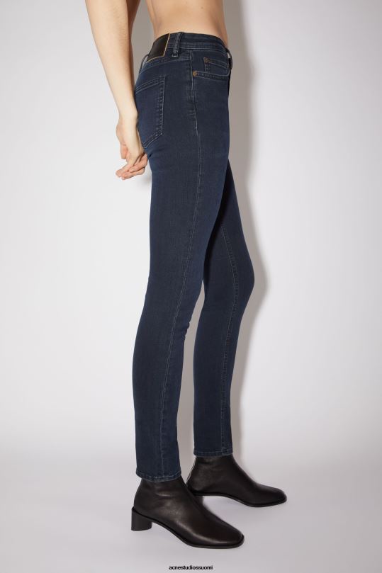 Acne Studios vaatteet sininen musta 0VF2B245 skinny fit farkut - kiivetä