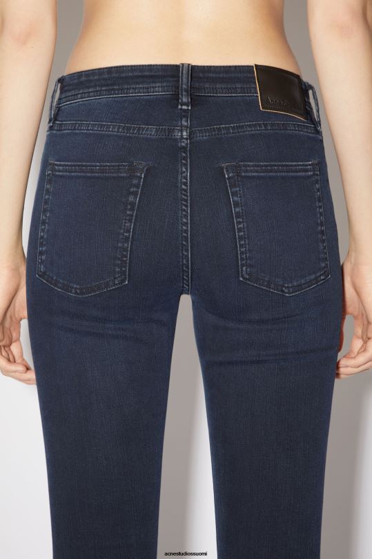 Acne Studios vaatteet sininen musta 0VF2B245 skinny fit farkut - kiivetä