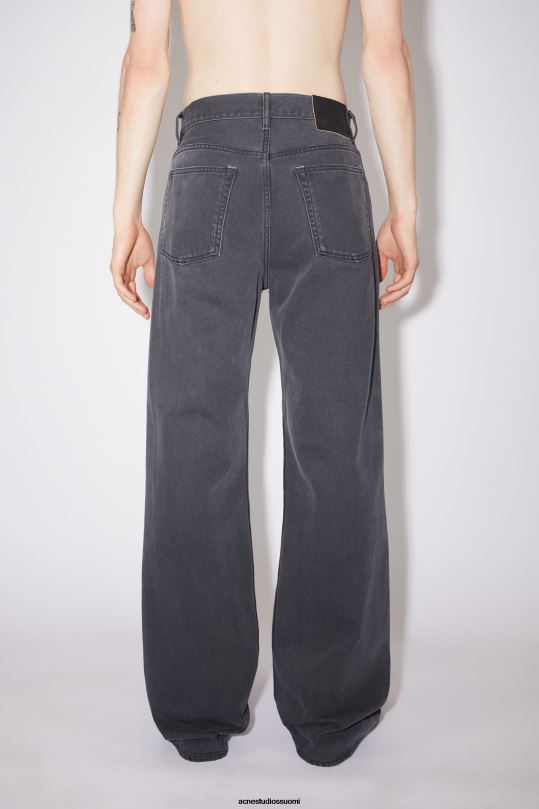 Acne Studios vaatteet tummanharmaa 0VF2B1156 löysät farkut - 2021m