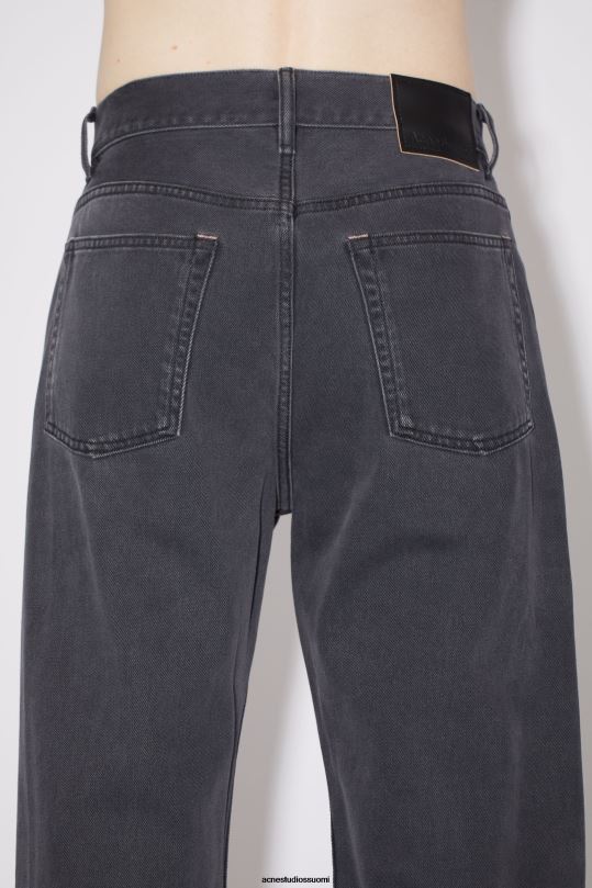 Acne Studios vaatteet tummanharmaa 0VF2B1156 löysät farkut - 2021m