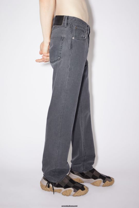 Acne Studios vaatteet tummanharmaa 0VF2B1165 rento istuvuus farkut - 2003