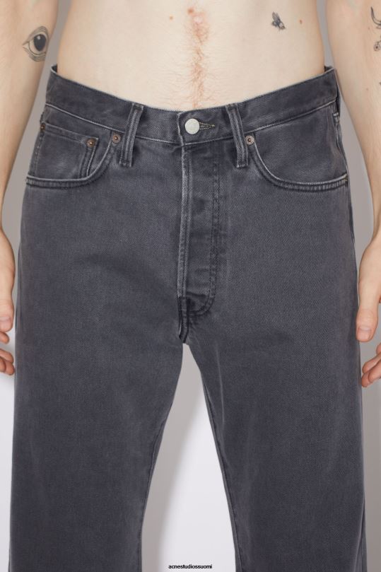 Acne Studios vaatteet tummanharmaa 0VF2B1165 rento istuvuus farkut - 2003