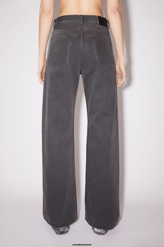 Acne Studios vaatteet tummanharmaa 0VF2B247 löysät farkut - 2021f