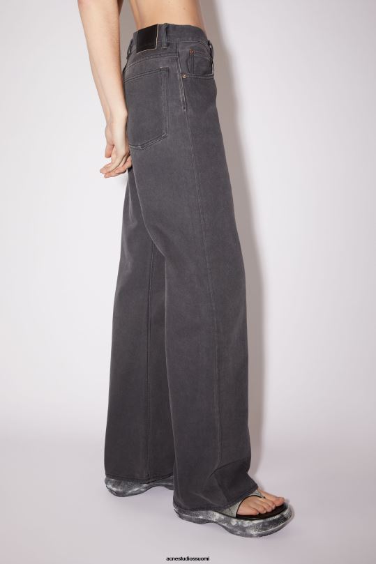 Acne Studios vaatteet tummanharmaa 0VF2B247 löysät farkut - 2021f