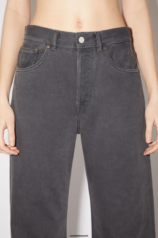 Acne Studios vaatteet tummanharmaa 0VF2B247 löysät farkut - 2021f