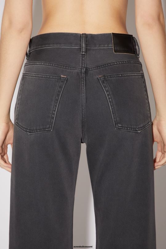Acne Studios vaatteet tummanharmaa 0VF2B247 löysät farkut - 2021f